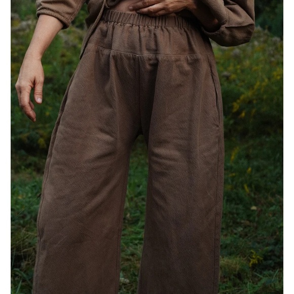 Rudy Jude Pants - NWT Rudy Jude L Espresso Brown Wide-Leg Jumper Pants